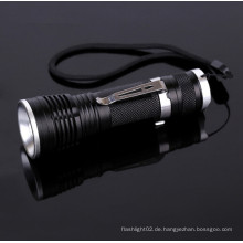 Billig LED Aluminium Taschenlampe T6 starke Licht Fackel, LED-Taschenlampe Aluminium